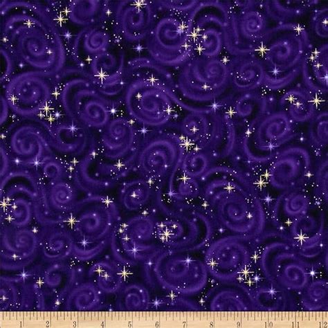 kaufman stargazers star texture violet metallic fabric|stargazers fabric wholesale.